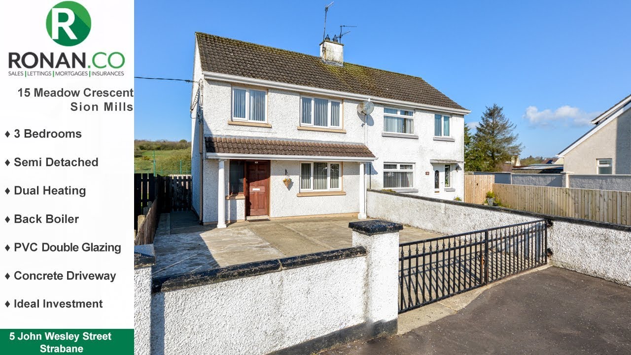 15 Meadow Crescent Sion Mills YouTube