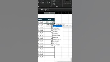 How to do CSV Sum in #excel