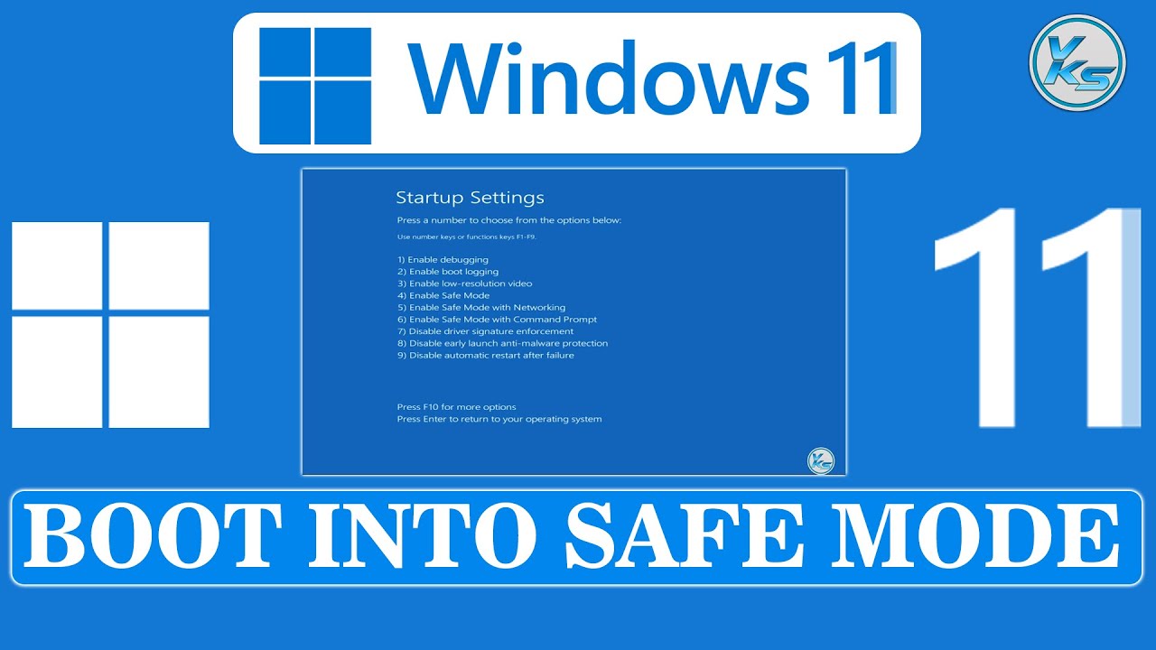 How To Boot Into Safe Mode On Windows 11 - YouTube