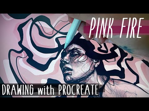 Portrait Speed Drawing on iPad Pro - PROCREATE - YouTube