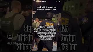 #ice and DHS kidnaps women outside the #dtla Federal Detention Center protest for filming