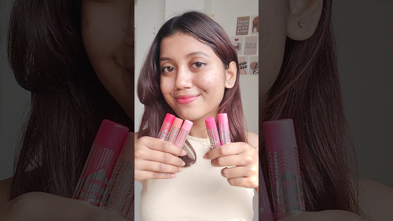 NYKAA BEAUTY NEWLY LAUNCHED TINTED LIPBALMS||LIPBALM REVIEW