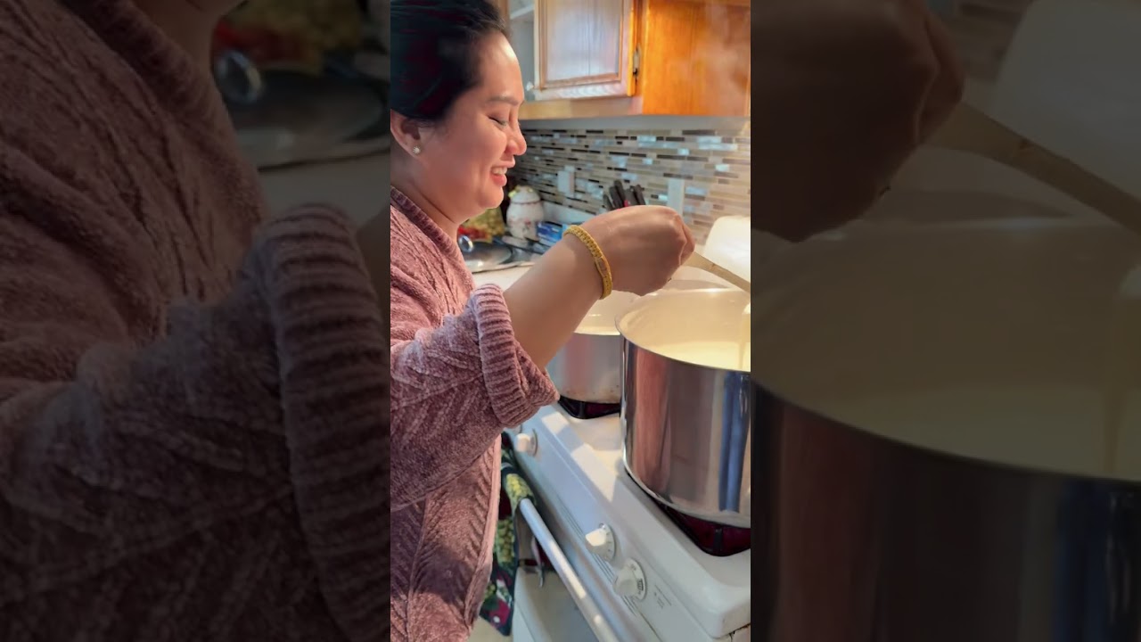 ဒီနေ့ အိမ်မှာ အားလုံးအတွက် အုန်းနို့ခေါက်ဆွဲ ချက်ကျွေးတာလေး။ အမှတ်တရ မမပန်