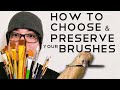 The best brush for miniatures & how to maintain it