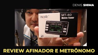 Review do MT-40 Metro-Tuner (afinador, metrônomo e diapasão)