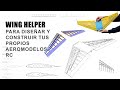 Software para diseñar las estructuras de alas de tus aviones | Wing Helper