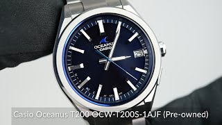 Casio Oceanus T200 OCW-T200S-1AJF (Pre-owned) - YouTube