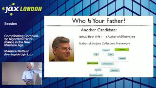 JAX London 2017 Session: Maurice Naftalin - Complicating Complexity: Algorithm Performance