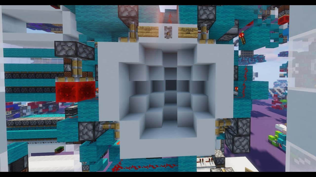 Observerless 5x5 Cave Piston Door | Redstone Uncut - YouTube