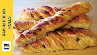 Soft & Fluffy Raisin Bread Rolls Recipe @CookBakeMunch How To Make Raisin Bread