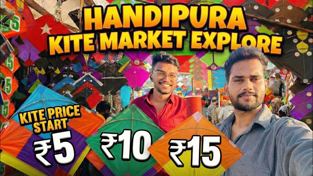 JAIPUR KA SABSE FAMOUS KITE MARKET🪁🔥 || HANDIPURA KITE MARKET FULL EXPLORE 😱|| SAHIL MEENA 