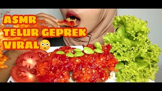 ASMR TELUR GEPREK VIRAL SUPER HOT |COLLAB WITH @Leha ASMR|MUKBANG ASMR|ASMR INDONESIA