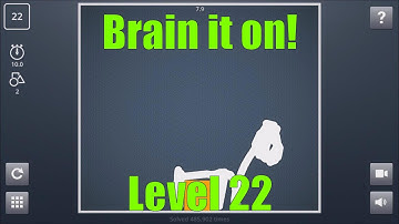 Brain it on! Level Stage Niveau Nivel Yровень 22. Solution