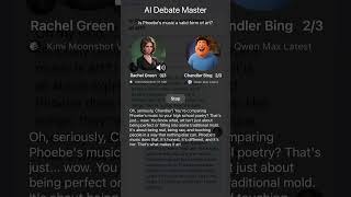 Friends | Is Phoebe’s music a valid form of art? #aidebate  #debate #phoebe #rachel #chandler