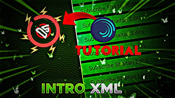 Alightmotion Intro XML Preset | Alightmotion Intro Tutorial | 500 Subscriber Special