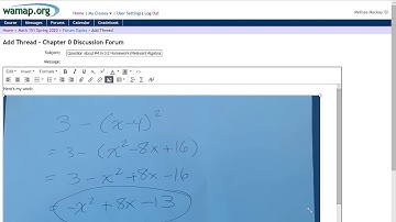 Uploading a Saved Image into Wamap