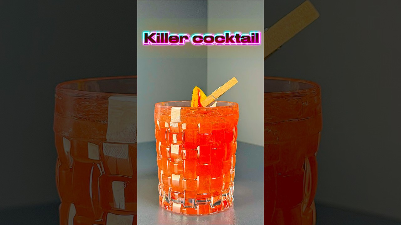 Убойный коктейль 🍹 (веселый напиток, который можно приготовить дома) Рецепт в комментариях #рецеп...