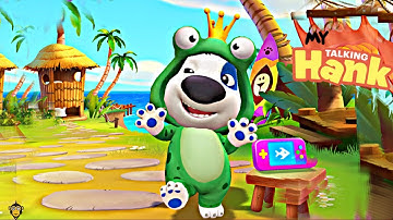 My Talking Hank - Gameplay Walkthrough Part 47 - Frog Onesie Outfit (iOS, Android)