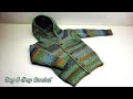 Easy Crochet Toddler Sweater | Boys  Girls Hooded Cardigan | BAGODAY CROCHET TUTORIAL 516