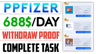 Ppfizer - New USDT Earning Site | Earn USDT Daily | Earn USDT Complete Task With Withdrawal Proof