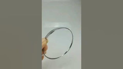 Nitinol flat wire for medical use