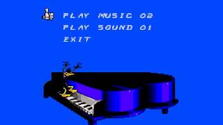 Daffy Duck In Hollywood - Menu Level Select Music Master System