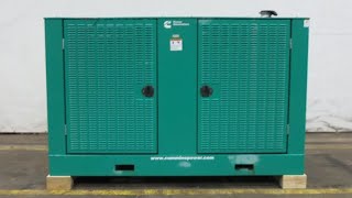 Cummins DSGAA 100 kW diesel generator QSB7-G5 EPA Tier 3 engine, 151 Hrs, Yr 2013 - CSDG # 2744