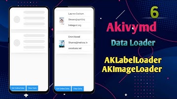 0.6: Data Loading Asynchronously | Skeleton Loader in Kivy | Python | AKLabelLoader , AKImageLoader
