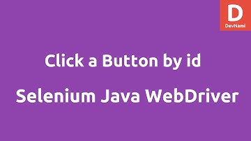 Click a button by ID Selenium Java