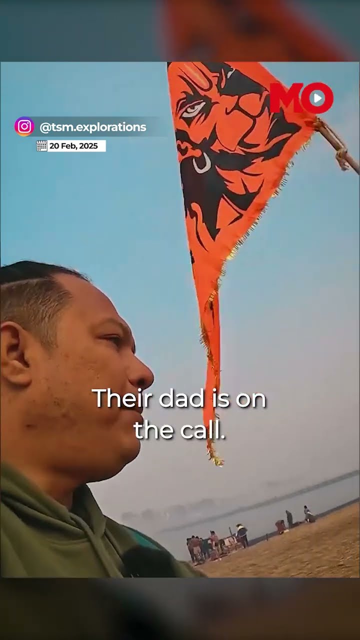 Biker Helps Lost Kids at Kumbh