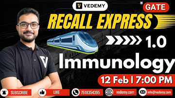 GATE Recall Express | Immunology | Sounak Sinhababu | Complete Recalling | GATE BT & XL |