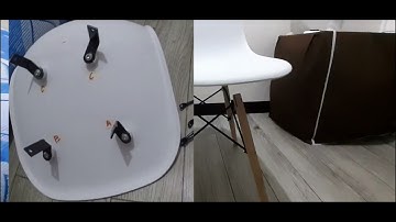 how to assemble nordic chair or Scandinavian chair full tutorial
