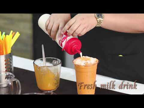 เรียนชงกาแฟโบราณ​ สอนการชงเครื่องดื่มนมสด​