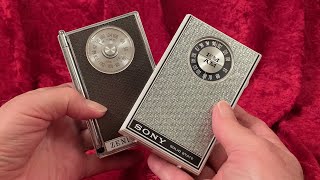 Did Sony make this Zenith transistor radio? Apple Mac Powerbook 100? Vintage tech laptop computer