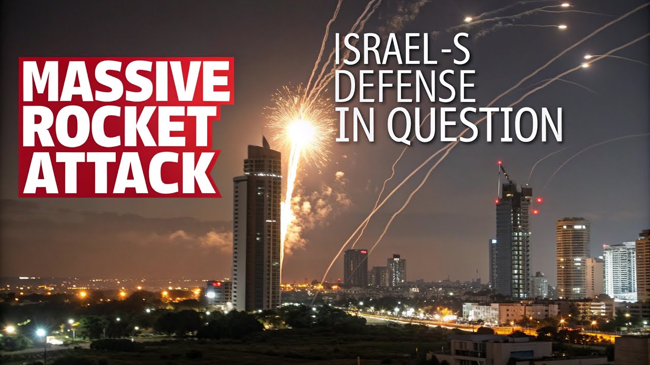Massive Hamas Rocket Attack Shakes Tel Aviv_ Israel's Defense in Question?!