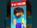 0 Vs 1 Million Hairs Sigma Steve Minecraft 