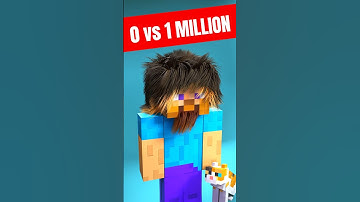 0 vs 1 Million Hairs 🗿 Sigma Steve #minecraft