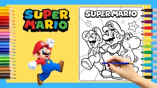 Time To Color Mario Luigi and Yoshi Crayola Markers
