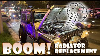 Jeep TJ Step By Step Radiator Replacement.