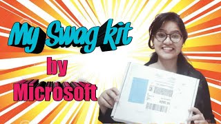 Unboxing Of My First Swag Kit Swags By Microsoft