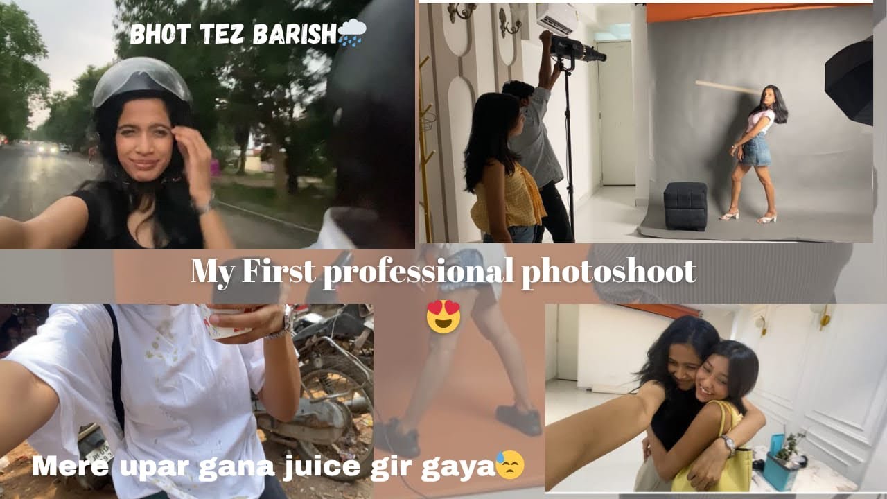 My first professional photoshoot😍BTS🎥 Vlog -12