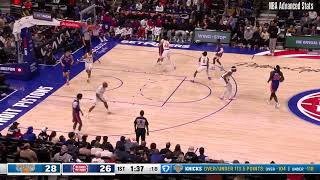 Delon Wright | NYK @ DET 04.10.2025