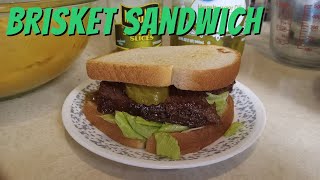 How to make a Slow Cooker Brisket Sandwich!