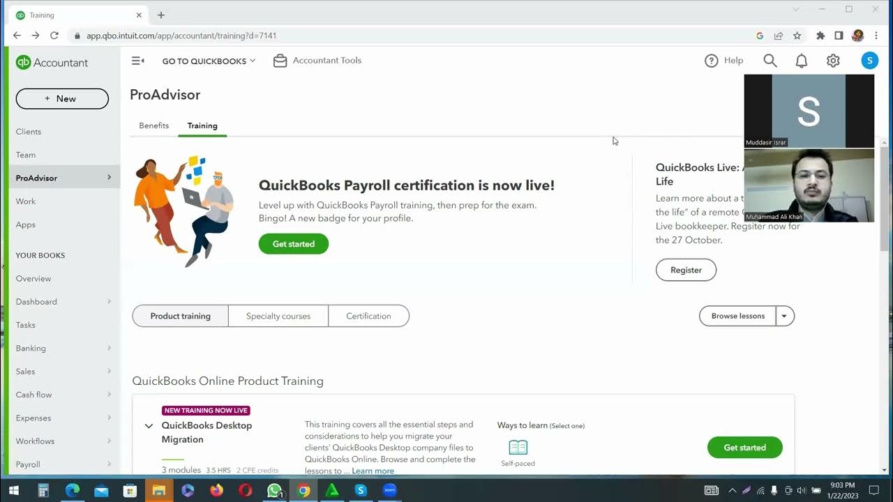 Quickbooks training and certification youtube