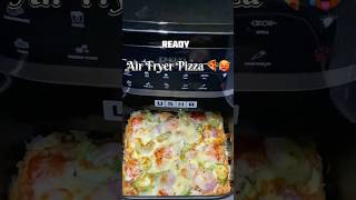 Homemade Bread Pizza🍕in Air Fryer 😋 #shorts #trending #reels #ytshorts #pizza #youtubeshorts #yt