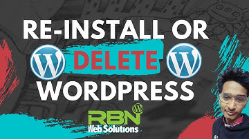 How To Re-Install WordPress or Delete Previous Installation of WordPress | WordPress Tutorial 2020