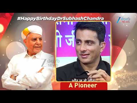 Dr. Subhash Chandra Show। Sonu Sood। Dharma । Zee Telugu News - ZEE24TELUGUNEWS