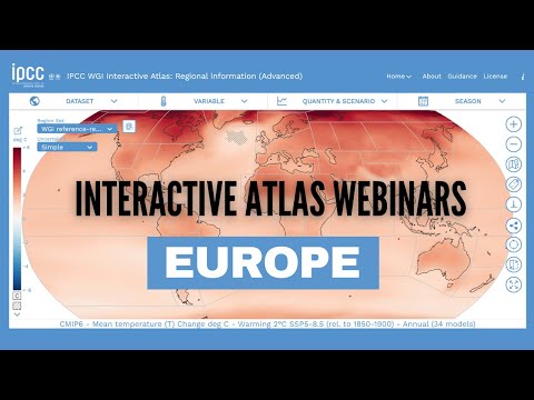 ?IPCC TG-Data Interactive Atlas Regional Webinars: Europe?