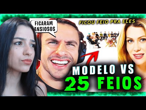 SUPER XANDÃO REAGINDO - 1 MODELO PADRÃO X 25 FEIOS FT. PIETRA BERTOLAZZI - ISA REAGINDO