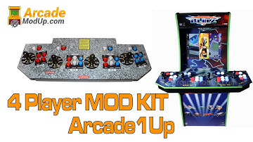 4 Player Mod for All Arcade1Up Cabinets